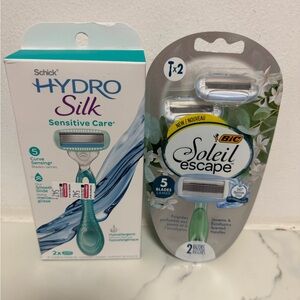 Schick Hydro Silk and BIC Soleil Escape Razors set